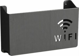 Aptel Naścienna PÓŁKA na Router Wi-Fi czarna AG986A 2