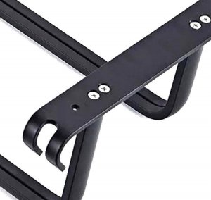 Aptel Stalowy WIESZAK na Ręczniki Łazienkowy w stylu Loft 60x11cm czarny mat AG988 5