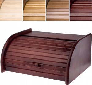 Chlebak Kadax Chlebak Drewniany Pojemnik Na Chleb Pieczywo Duży 2