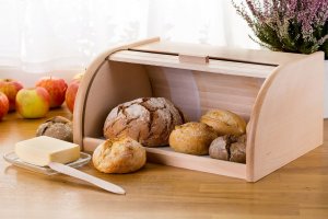 Chlebak Kadax Chlebak Drewniany Duży Na pieczywo 5