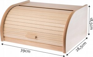 Chlebak Kadax Chlebak Drewniany Duży Na pieczywo 7