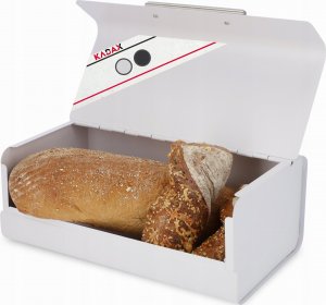 Chlebak Kadax Chlebak Stalowy Pojemnik Na Chleb Pieczywo Biały 1