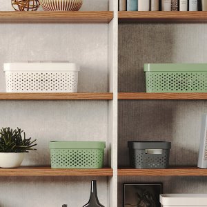 Kadax Curver Pojemnik Pudełko Ażurowe 1,4 L Zielony 9