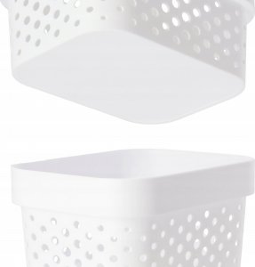 Curver Pojemnik Pudełko Ażurowe 1,4 L Biały 11