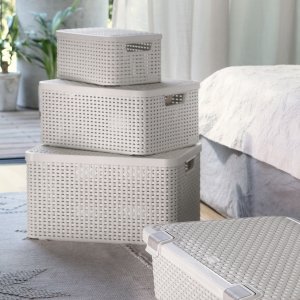 Curver Koszyk Pudełko Z Pokrywką Pojemnik 6L 8