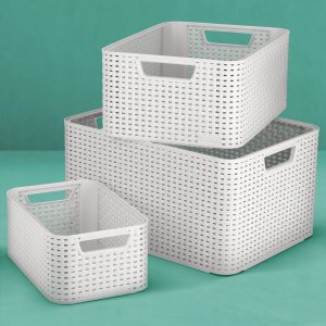 Kadax Curver Koszyk Pojemnik Do Przechowywania Szary 18L 6