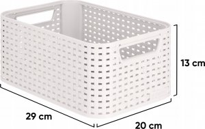 Kadax Curver Pojemnik Do Przechowywania Pudełko Szare 6L 3