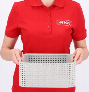 Kadax Curver Pojemnik Do Przechowywania Pudełko Szare 6L 4