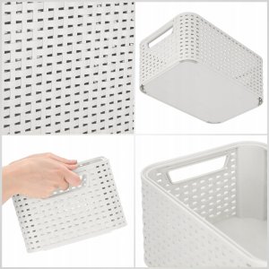 Kadax Curver Pojemnik Do Przechowywania Pudełko Szare 6L 5