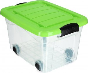 Kadax Pojemnik Pudełko Organizer Zabawki Na Kółkach 20L 8