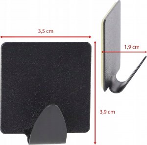 Kadax Wieszak Haczyk Łazienkowy Samoprzylepny 4 szt 5