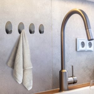 Kadax Wieszak Haczyk Łazienkowy Samoprzylepny 4 szt 9