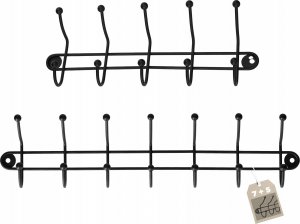 Kadax KADAX Wieszak Ścienny Na Ubrania Uchwyt 5+7 Haków 12