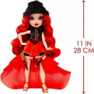 MGA Lalka Rainbow High Fantastic Fashion Doll- RED - Ruby Anderson 4