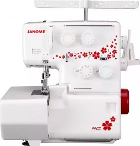 Maszyna do szycia Janome Owerlok JANOME 990D + GRATIS 5 stopek 1