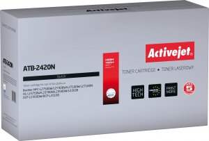 Toner Activejet Activejet Toner ATB-2420N do drukarek Brother; Zamieniik Brother TN-2420A; Supreme; 3000 stron; czarny) 1