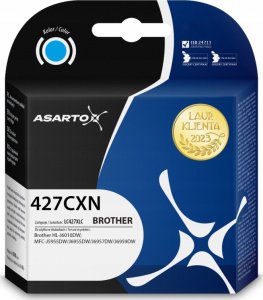 Tusz Asarto Tusz Asarto do Brother 427CXN | LC427XLC | 5000 str. | cyan 1