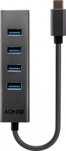 HUB USB Lindy LINDY USB 3.2 Typ C Hub 4 Port 2