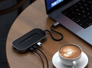 HUB USB Satechi ADAPTER HUB USB -C SATECHI TYPE-C SATECHI USB-4 MULTIPORT W 2.5G ETHERNET (1XHDMI2.1, 1XUSB-A, 2X USB-C, AUDIO 3.5MM, ETHERNET (GWIEZDNA SZAROŚĆ) 6