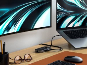 HUB USB Satechi ADAPTER HUB USB -C SATECHI TYPE-C SATECHI USB-4 MULTIPORT W 2.5G ETHERNET (1XHDMI2.1, 1XUSB-A, 2X USB-C, AUDIO 3.5MM, ETHERNET (GWIEZDNA SZAROŚĆ) 7