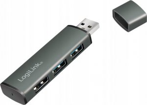 HUB USB LogiLink LogiLink USB 3.2 HUB 3-port, Gen2 mit Aluminiumgehäuse 1