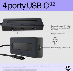 HUB USB HP 4K USB-C Multiport Hub 3