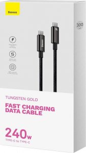 Kabel USB Baseus 3 m Czarny (CAWJ040201) 8