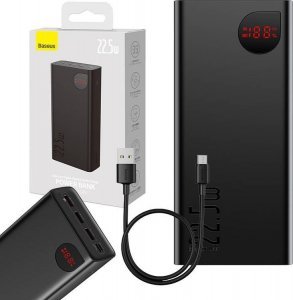 Powerbank Baseus Szybko ładujący Power Bank Adaman, Baseus 40000mAh 22,5W (czarny) 1