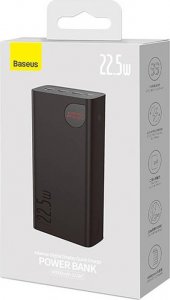 Powerbank Baseus Szybko ładujący Power Bank Adaman, 40000mAh 22,5W (czarny) 9