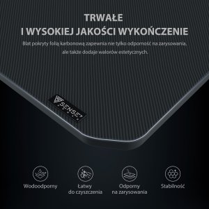 Biurko SENSE7 gamingowe Nomad Basic 140x60 cm 20