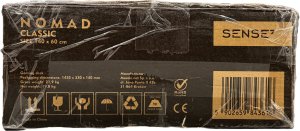 Biurko SENSE7 Nomad Classic Czarne 140x60 cm 16