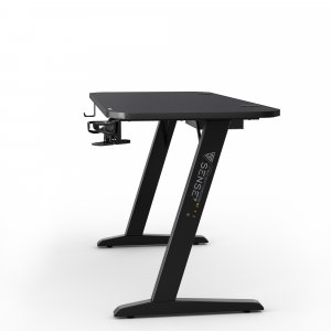 Biurko SENSE7 Nomad Cybernetic Czarne 140 cmx60 cm 140x60 cm 3