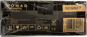 Biurko SENSE7 Nomad Cybernetic Czarne 140 cmx60 cm 140x60 cm 15