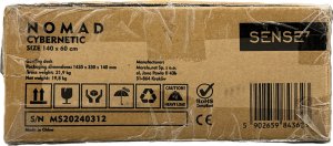 Biurko SENSE7 Nomad Cybernetic Czarne 140 cmx60 cm 140x60 cm 16