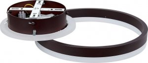 Lampa sufitowa Beliani Lampa sufitowa brązowa GLYDE 5