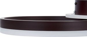 Lampa sufitowa Beliani Lampa sufitowa brązowa GLYDE 6