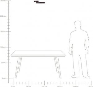 Lampa sufitowa Beliani Lampa sufitowa brązowa GLYDE 7