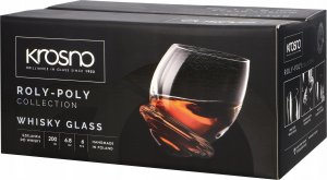 Krosno Szklanki do whisky Roly-Poly KROSNO bujane 6szt 15