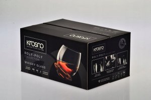 Krosno Szklanki do whisky Roly-Poly KROSNO bujane 6szt 2