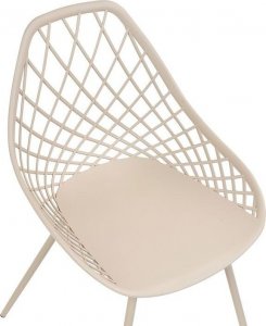 Beliani Zestaw 2 krzeseł do jadalni beżowy CANTON II 6