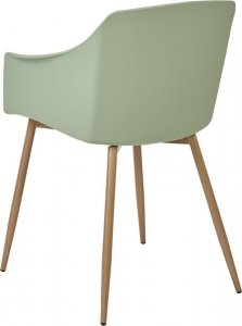 Beliani Zestaw 2 krzeseł do jadalni jasnozielony FONDA II 5