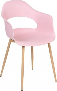 Beliani Zestaw 2 krzeseł różowy UTICA 3
