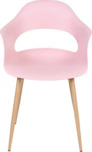 Beliani Zestaw 2 krzeseł różowy UTICA 4