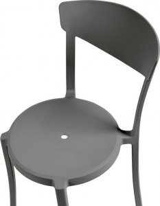 Beliani Zestaw 4 krzeseł do jadalni ciemnoszary VIESTE 6