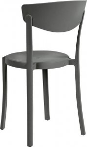 Beliani Zestaw 4 krzeseł do jadalni ciemnoszary VIESTE 7