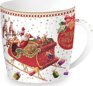 EASY LIFE CHRISTMAS MEMORIES Kubek porcelanowy w blaszanym pudełku 350 ml 1