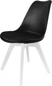 Lugano Krzesło skandynawskie MONZA BLACK Pro MILK 3