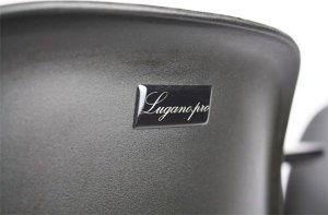 Lugano Krzesło skandynawskie MONZA BLACK Pro MILK 9