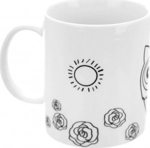 Orion Kubek do malowania z farbkami porcelanowy sowa 330 ml 3