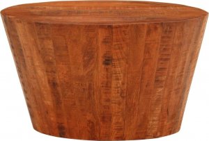 vidaXL Stolik kawowy,  52x30 cm, surowe lite drewno mango 2